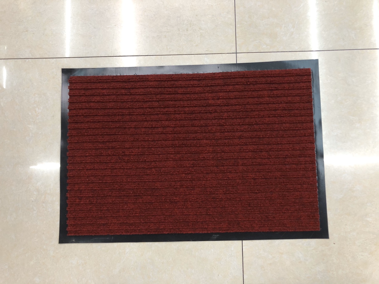 Double Stripe Pvc Anti-Slip Mud Pad 38*58Cm details Picture