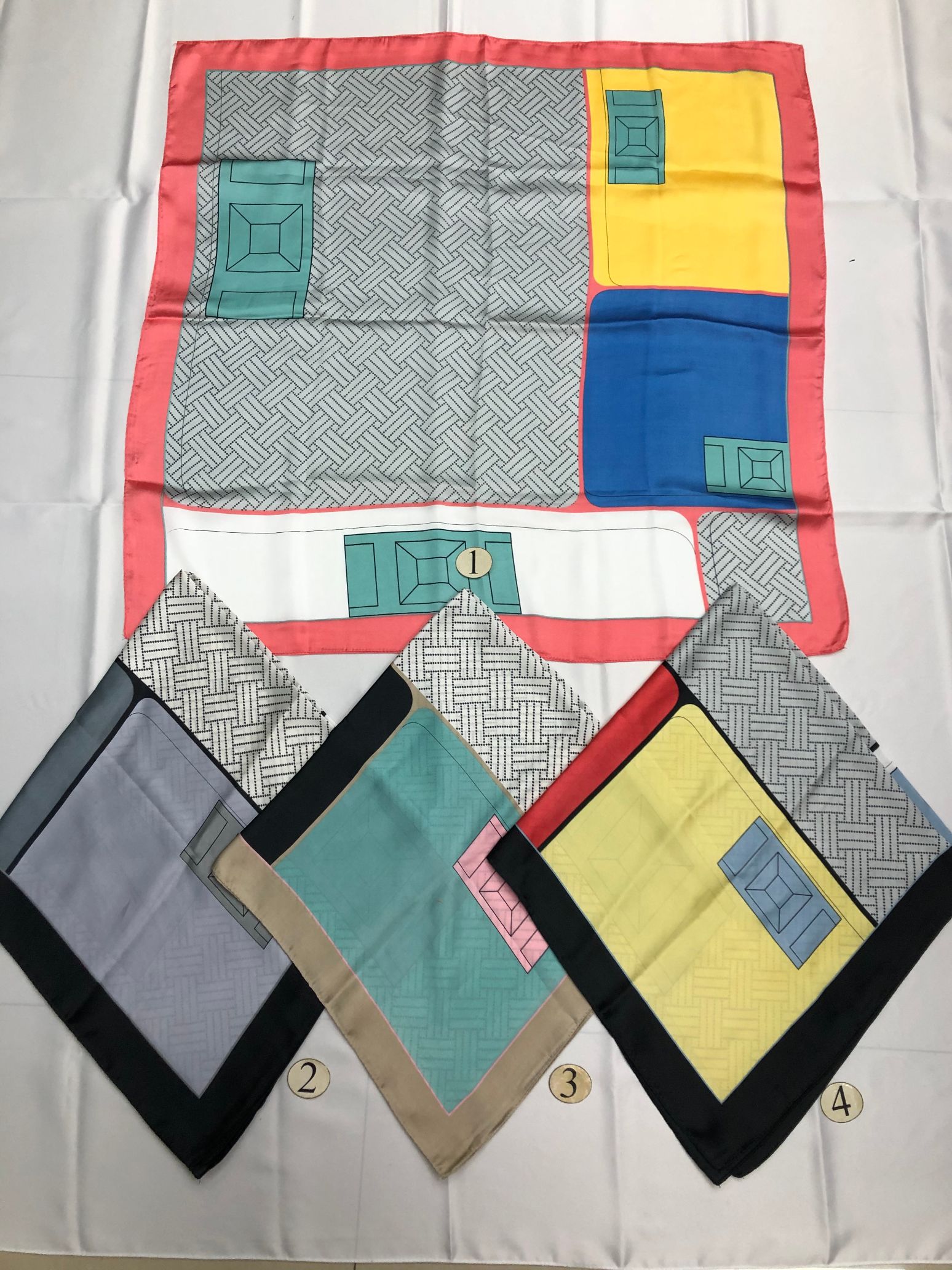 70 New Silk Satin Square