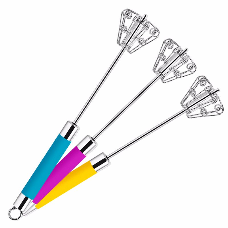 义乌好货 艾美诺厨房不锈钢搅拌器 手持式半自动旋转打蛋器