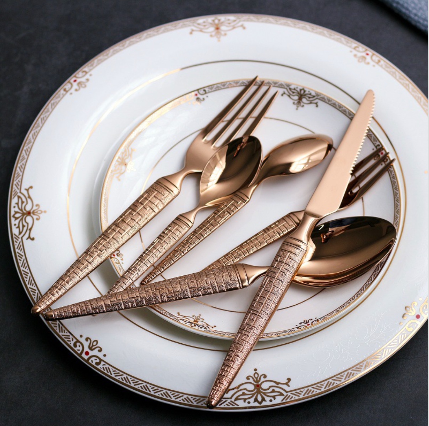 Into The E-Commerce Original Knife, Fork And Spoon Set Spoon 304 Stainless Steel Hotel Gifts Application Scenario