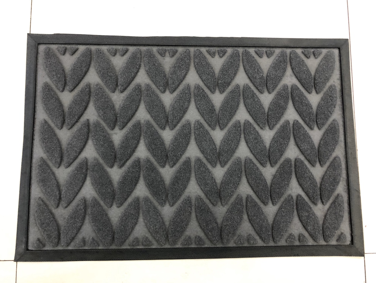 Border Brushed Rubber Doormat 40*60Cm Specification drawing