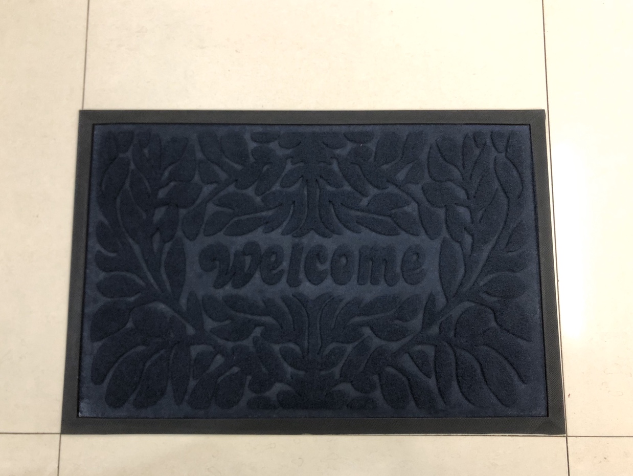 Border Brushed Rubber Doormat 40*60Cm Item Picture