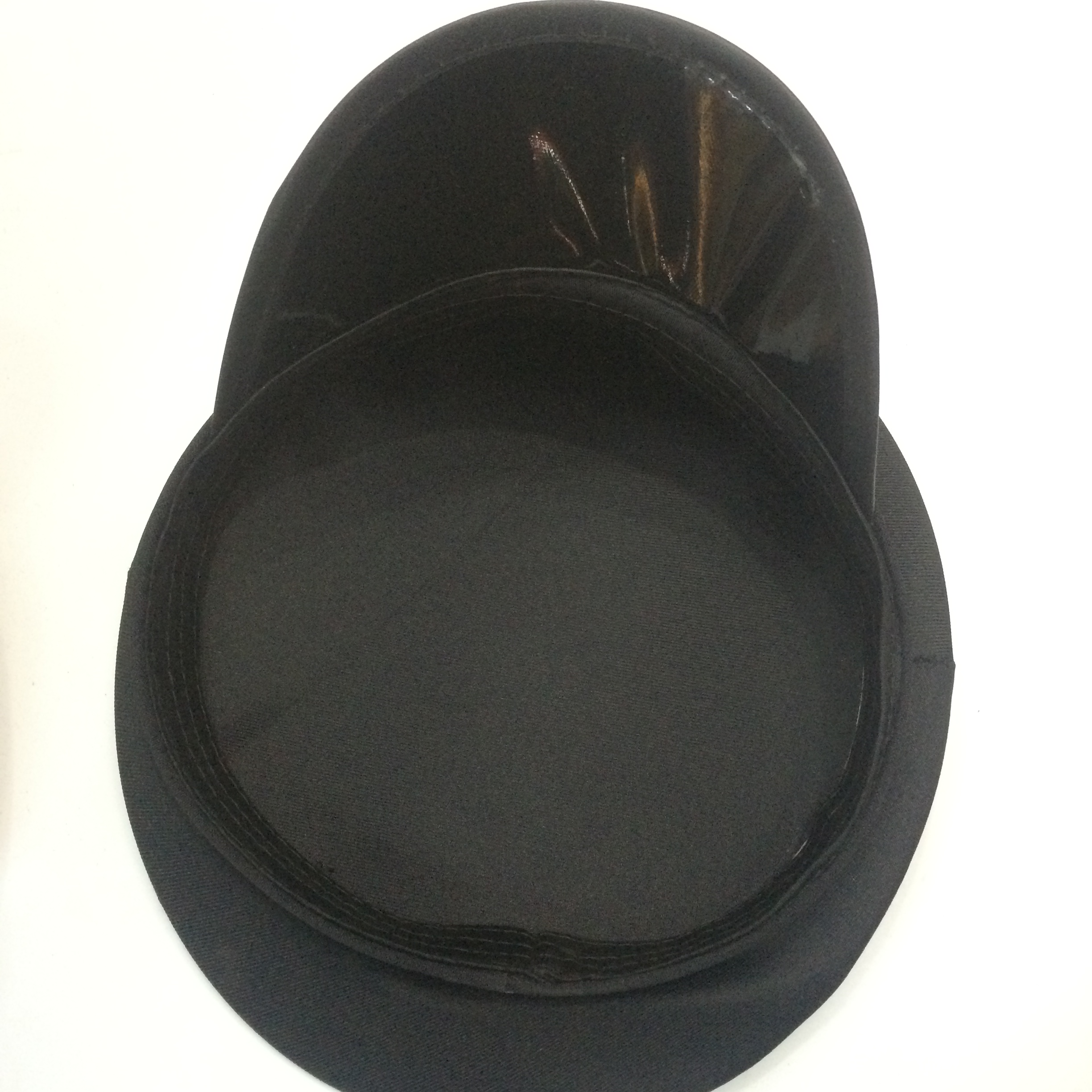 Black police polyester hat, police cap pic 3