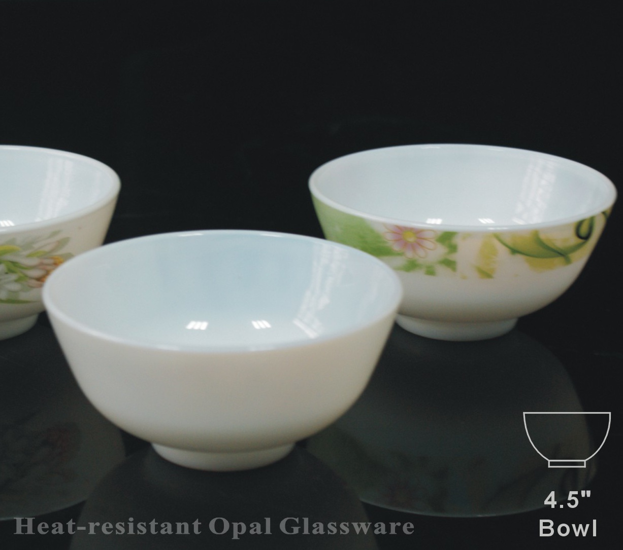 Yiwu Good Goods Bowl Rice Bowl Gift Bowl - 5-inch Glass Bowl W50 pic 4