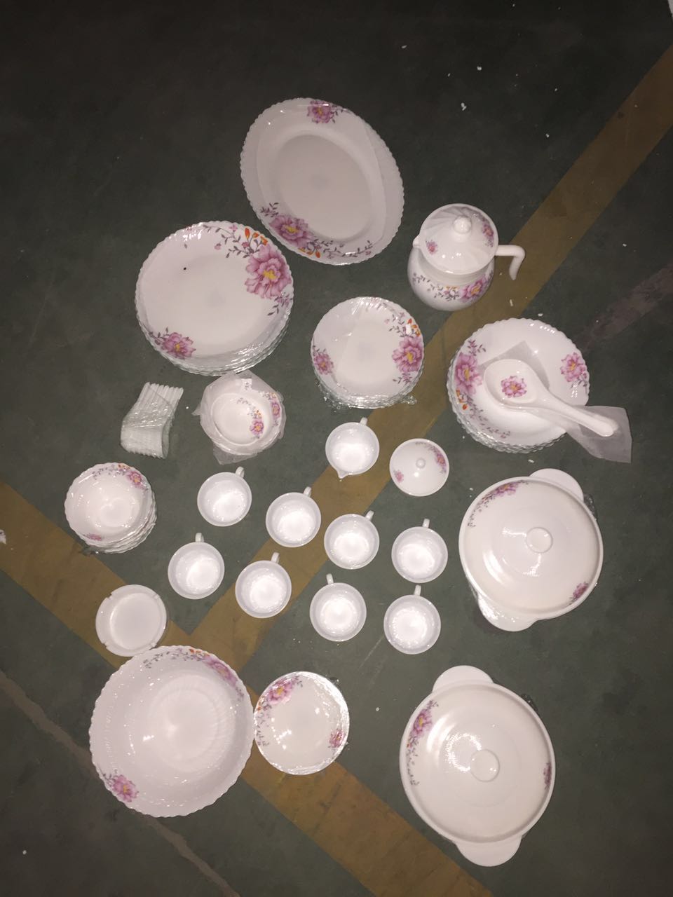 72pcs dinner set Yiwu Good Goods Glassware Set Gift Set - 72-Head Set detail image 2