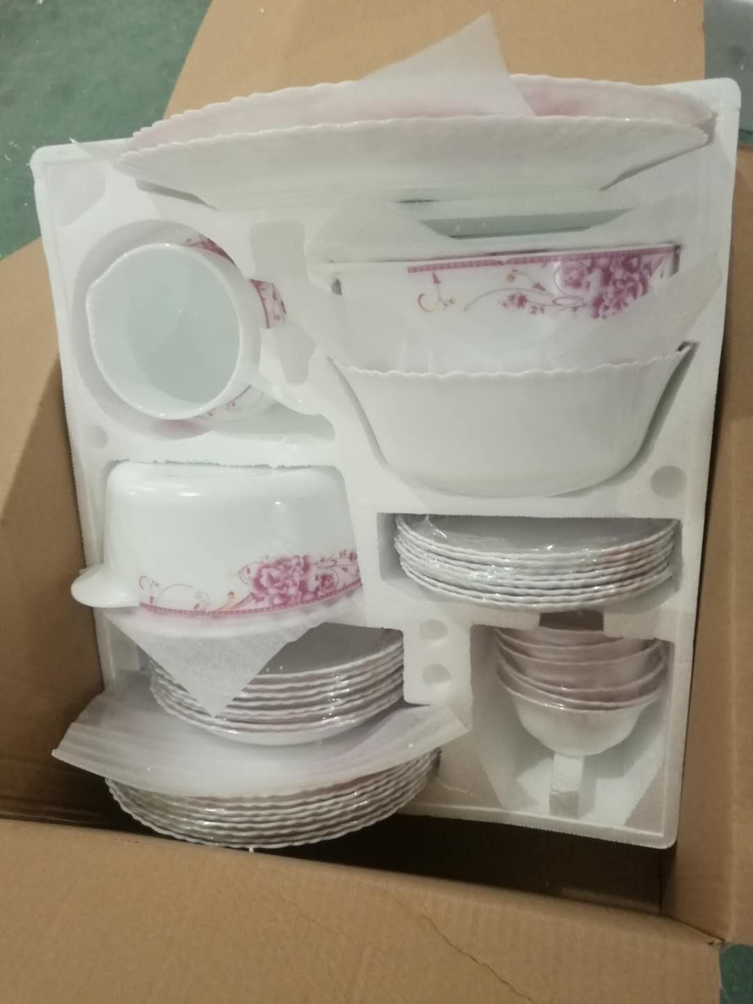 72pcs dinner set Yiwu Good Goods Glassware Set Gift Set - 72-Head Set detail image 4