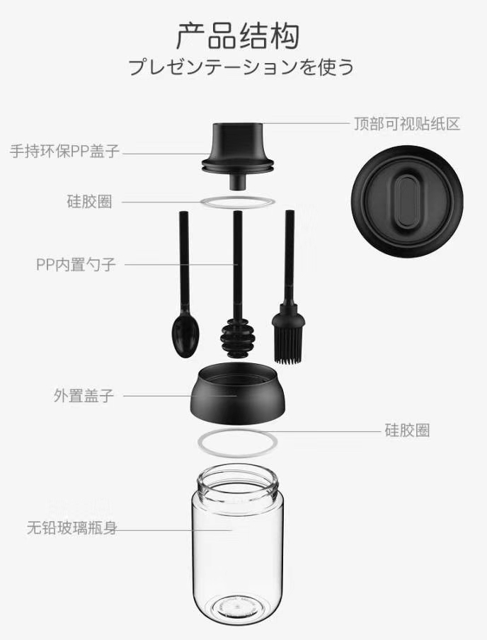 调味盒、调料瓶实物图