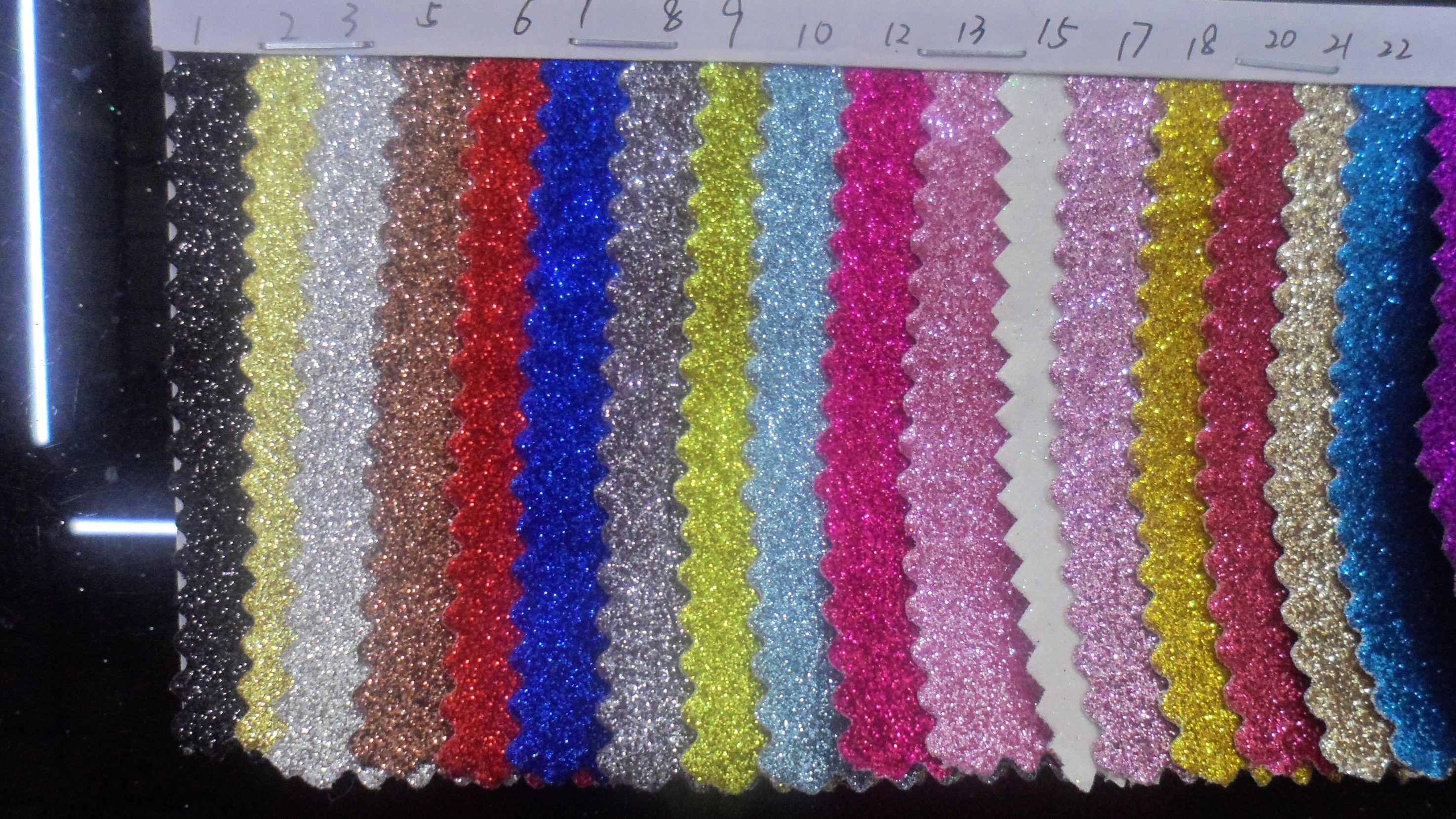 Glitter stage, wedding carpet, artificial leather, pu leather, Grit leather, popular leather fabric and accessories Specification image