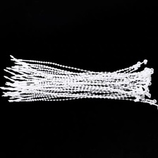 珠链子母扣 吊牌绳胶绳橡胶绳服装吊牌吊绳服装标签吊绳挂绳挂标签的绳子