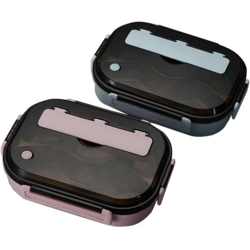 Stainless steel lunch box, bento box, insulated 304 stainless steel insulated sealed lunch box, compartments for individual bento boxes