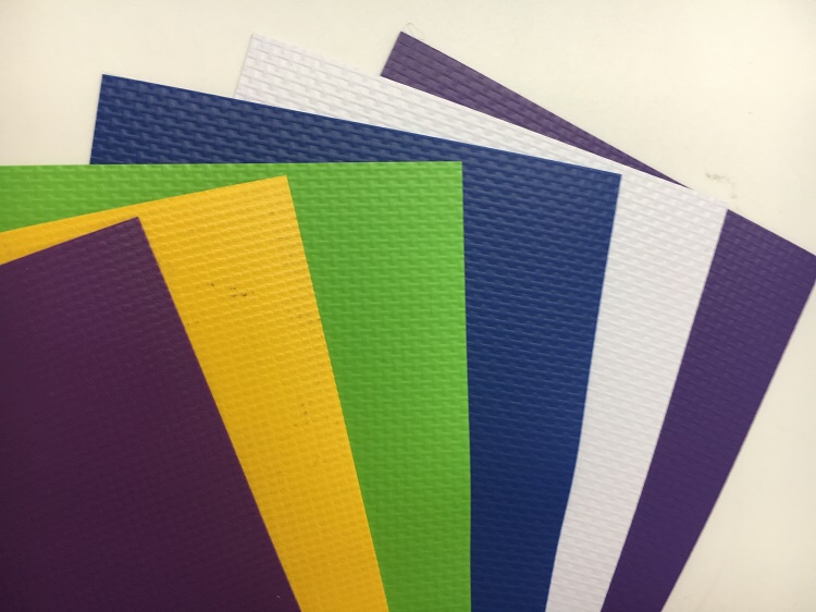 PVC夹网布印花防水包PVC膜500D1000D产品图