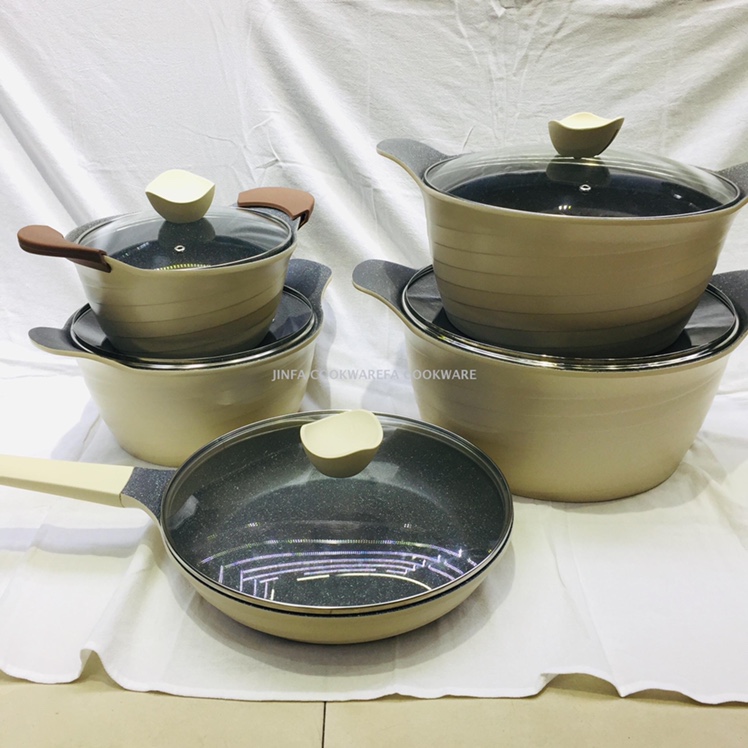 Non-stick ten - piece set, soup pot set thumbnail