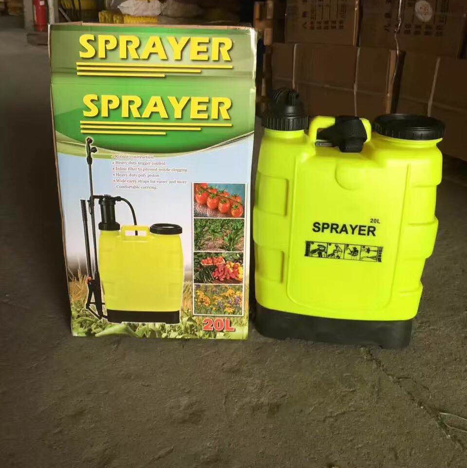 厂家直销手动喷雾器16L背负式单管喷雾器（出口型）白底实物图