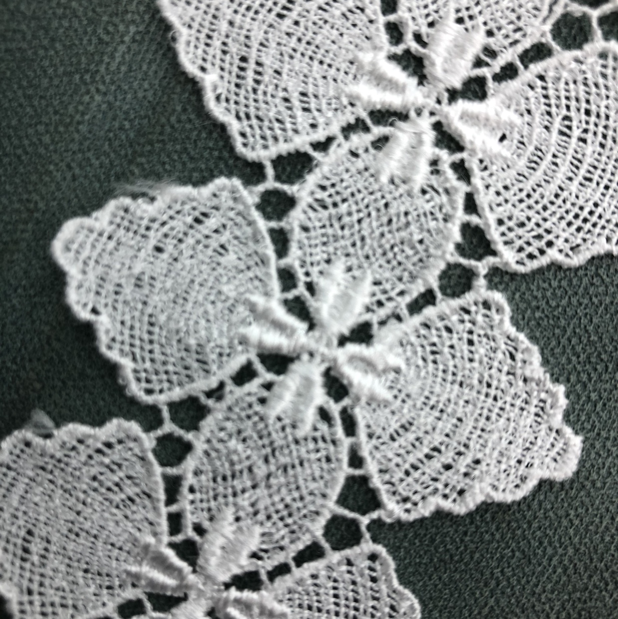 Water-soluble lace for clothing and curtain accessories Application Scenario