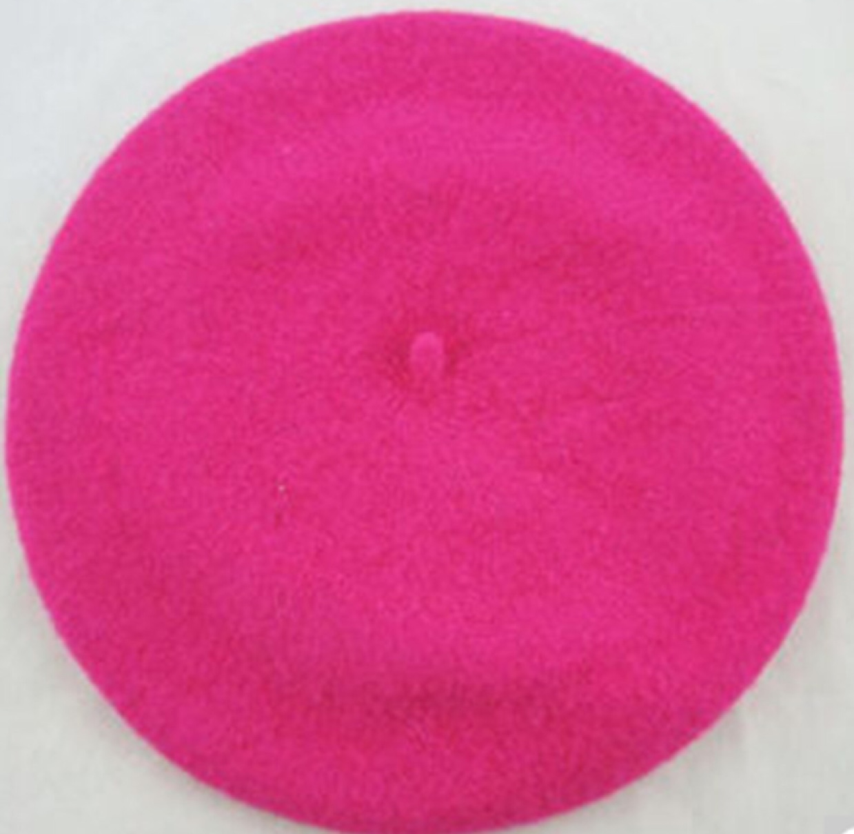 Children's premium wool beret hats for autumn and winter, fashionable and cute with fans, painter hats Item Picture