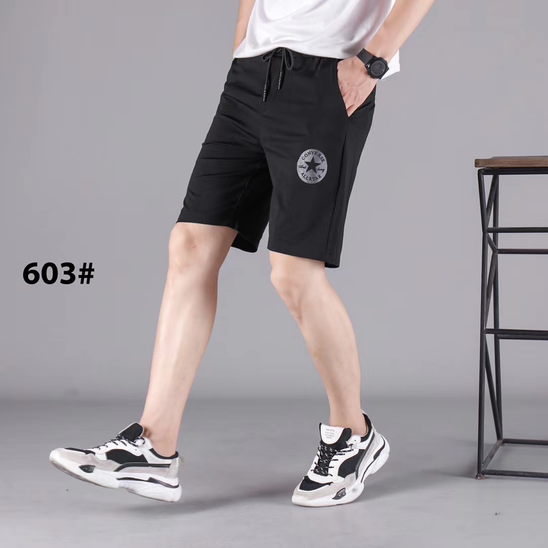 Men's sports shorts, good hand feel, comfortable fabric undefined