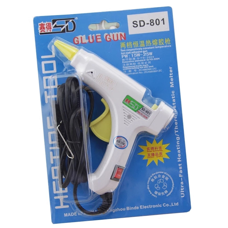Glue Gun Sai De Hand Diy Small Home Temperature Control Constant Temperature Hot Melt Glue Gun Glue Stick 7Mm Hot Melt Glue Strip Application Scenario