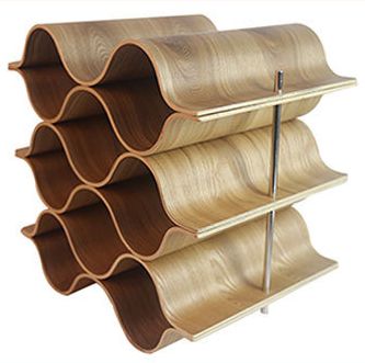 木制红酒架创意红酒架家居酒吧葡萄酒展示架1097图