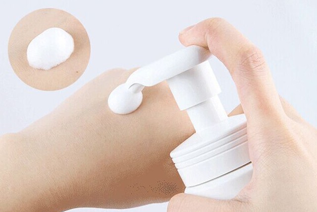 热销欧美泡沫泵头1.5CC超大泵出量 40MM43MM泡沫泵详情1