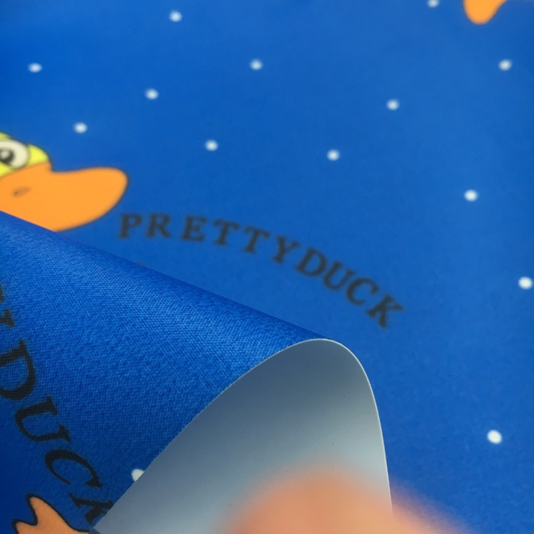 Inflatable fabric, peach skin velvet polyester taffeta printed bath tub ice pad fabric Specification image