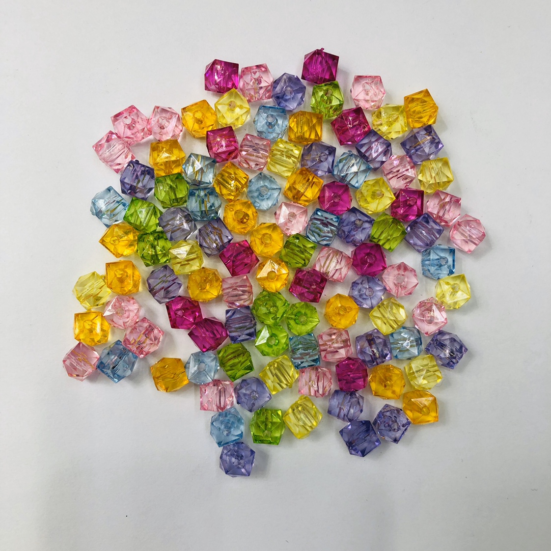 厂家直销方珠八角珠DIY配件039#6mm 8mm 10mm 12mm 14mm