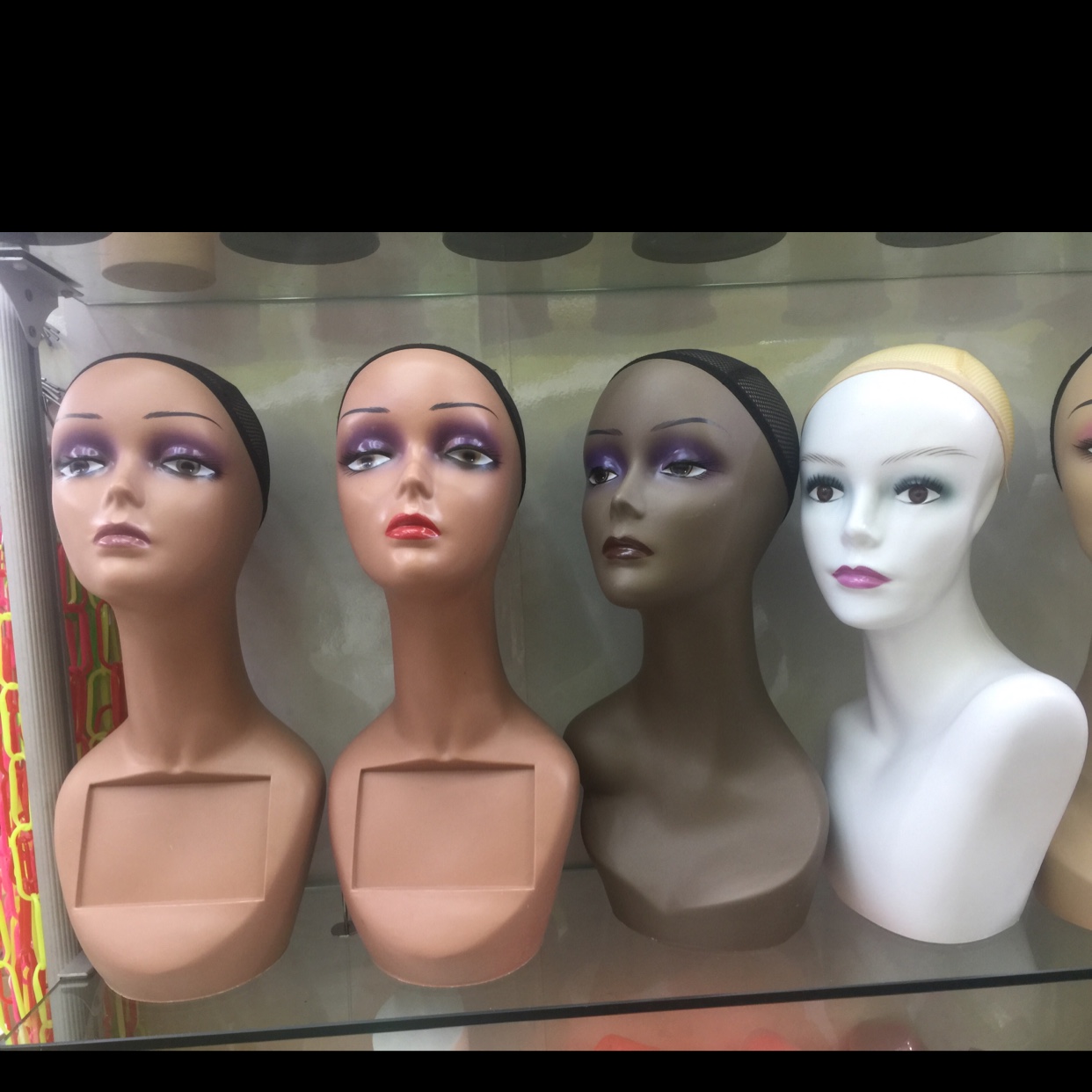 厂家直销带假发高头模