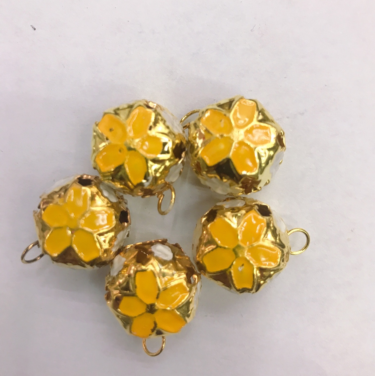 diy accessories, handicraft accessories, painted small bells, ethnic-style bells undefined