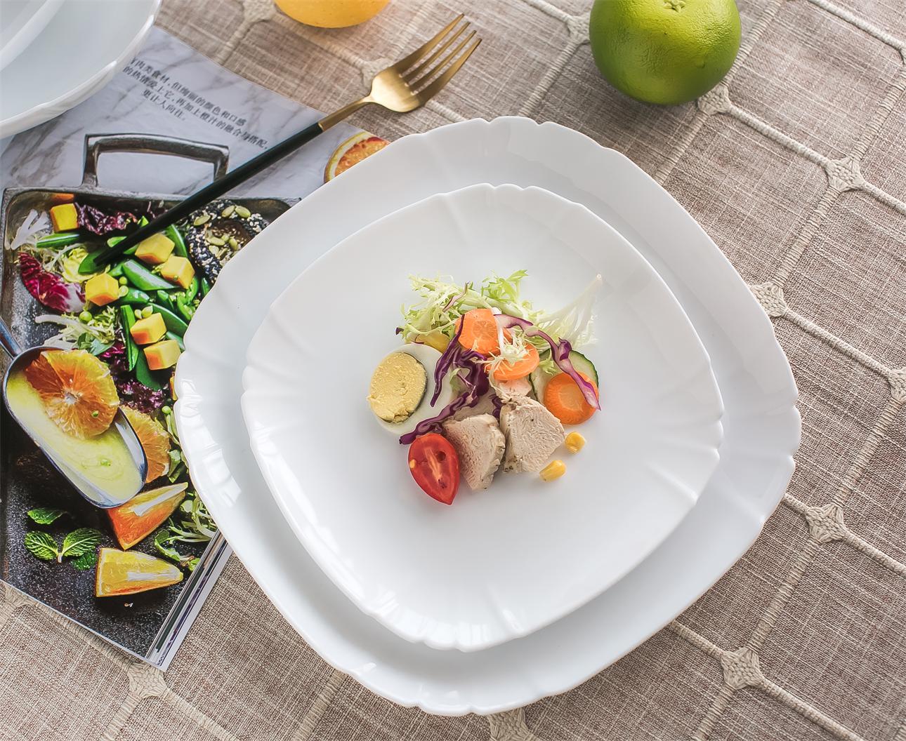 Heat-resistant glass bowls and plates for microwave ovens, good gifts for home use, and kitchenware from Yiwu pic 4