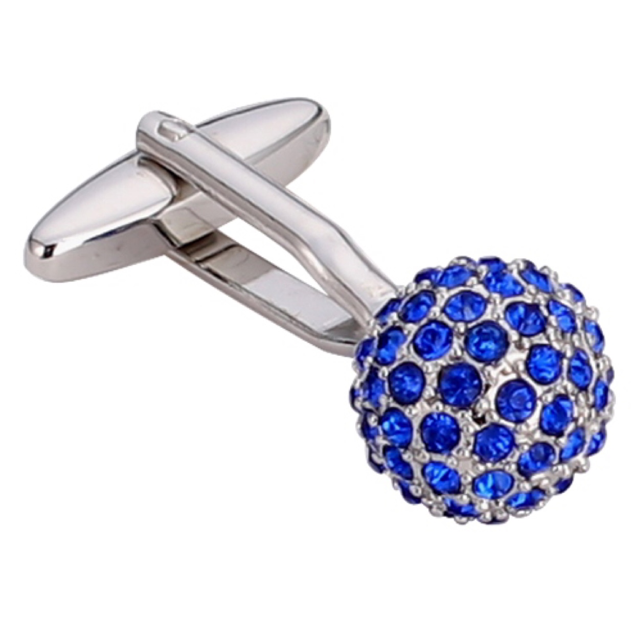 Blue diamond cufflinks