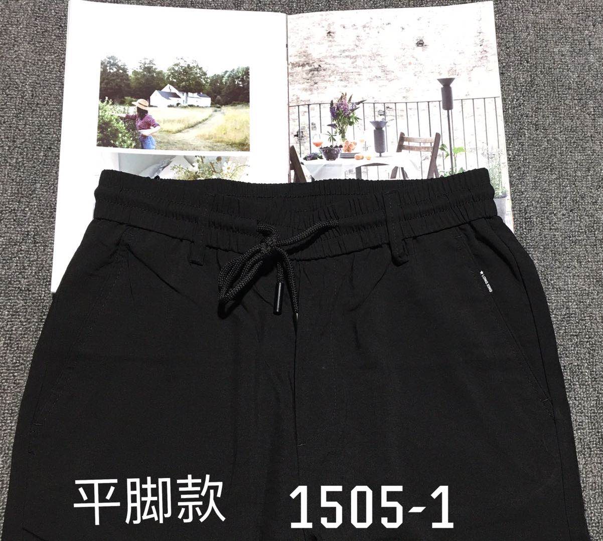 Men's straight-leg sportswear pants, made of knitted fabric, with a good hand feel, comfortable and elegant Specification image