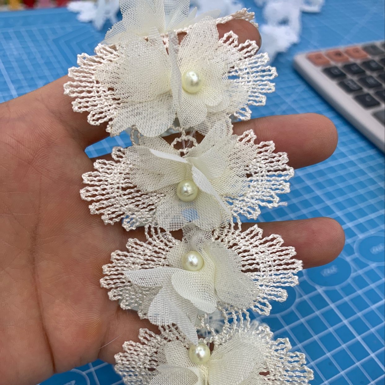 Chiffon Polyester Lace Specification drawing