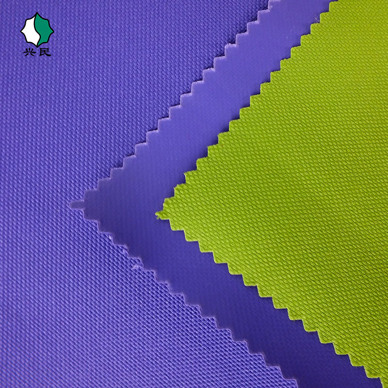 Factory direct sales of polyester Oxford fabric 1#600DPVC in stock, bag fabric, handbag color and quality can be customized Specification image