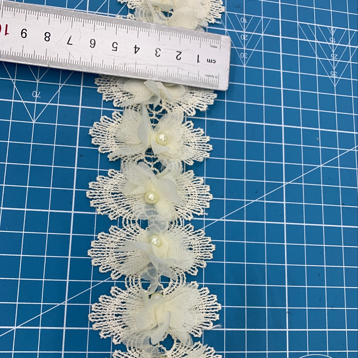 Chiffon Polyester Lace details Picture