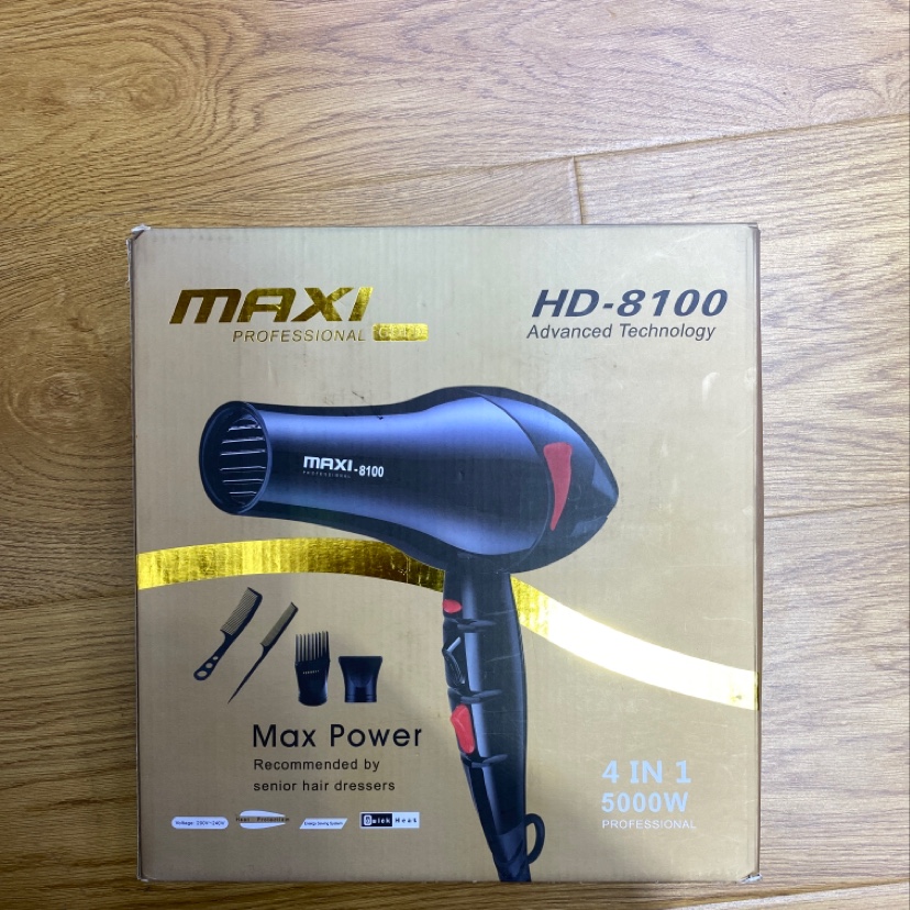 Hair Dryer 8100 0 Cross-border Hair dryer Home hair salon no harm hair high power low power hot and cold air constant temperature gift hair dryer thumbnail
