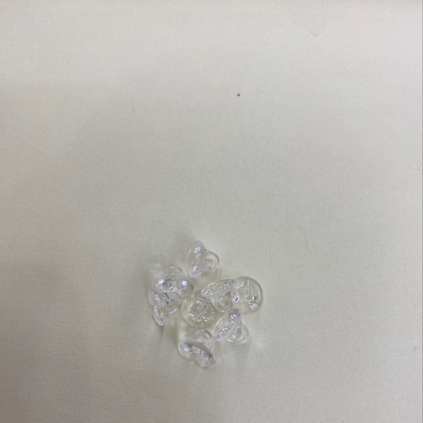 Small transparent red back support details Picture