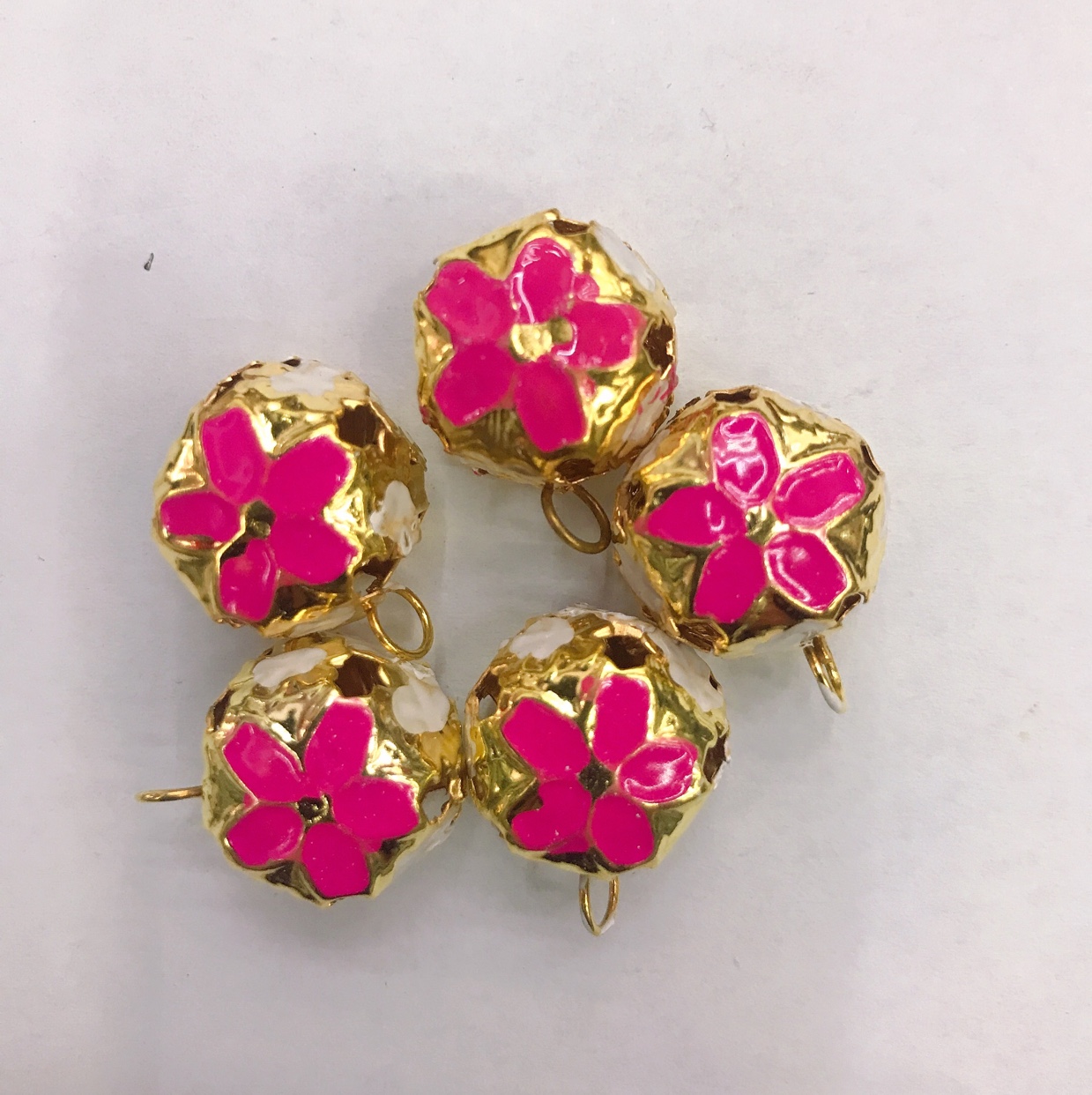 diy accessories, handicraft accessories, painted small bells, ethnic-style bells Specification image