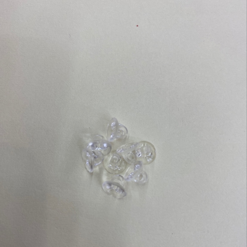 Small transparent red back support