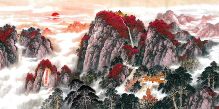 国画，中国书画，装饰画，中式风格