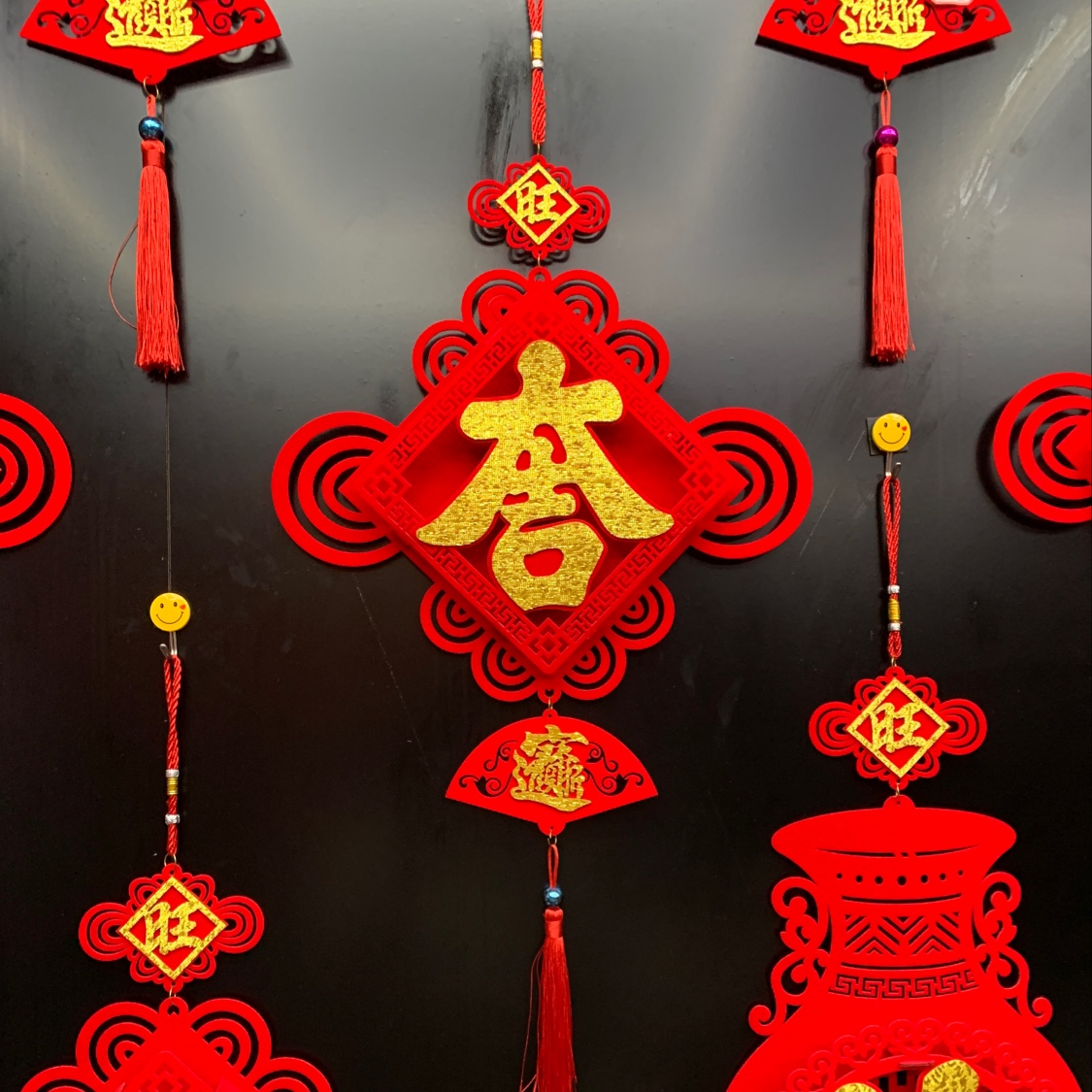 毛毡布中国节挂饰