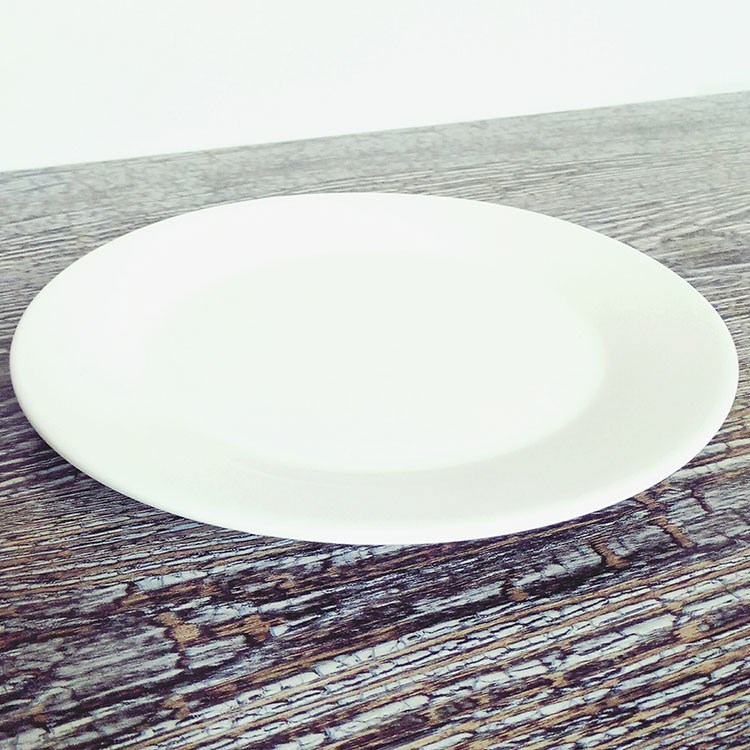 10寸白色西餐盘陶瓷盘子 牛排盘抄菜盘 沙拉水果盘详情图1
