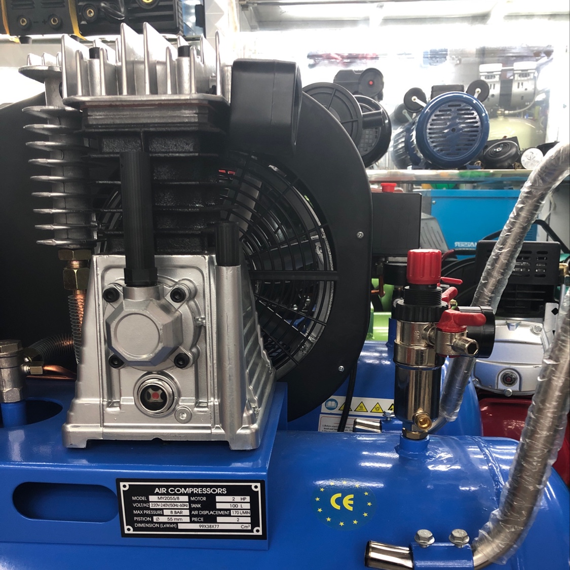 气泵空压机工业级大型380V高压气泵喷漆打气泵小型220V空气压缩机汽修细节图