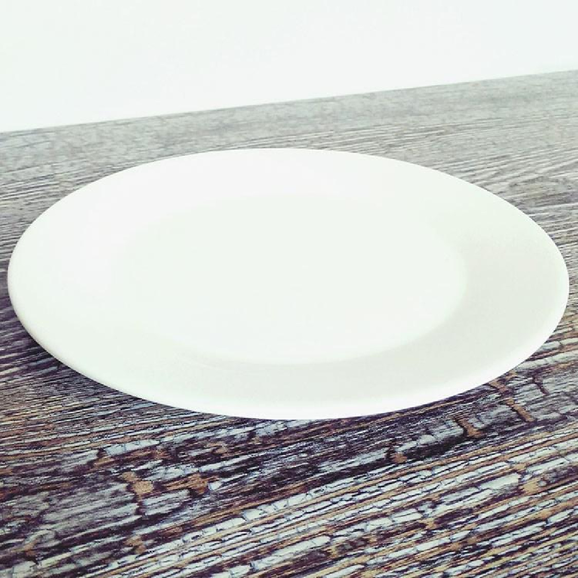 10寸白色西餐盘陶瓷盘子 牛排盘抄菜盘 沙拉水果盘详情1