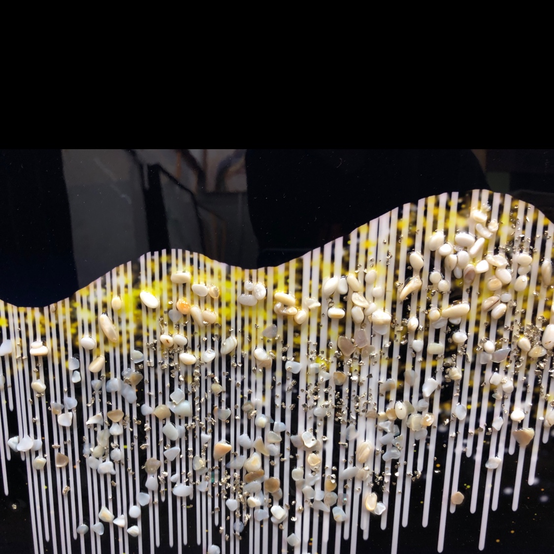 Lifan Painting ~ Aluminum Alloy Frame Crystal Porcelain Crystal Diamond Crystal Shell (Size Does Not Exceed 240-120 Can Be Made) Application Scenario
