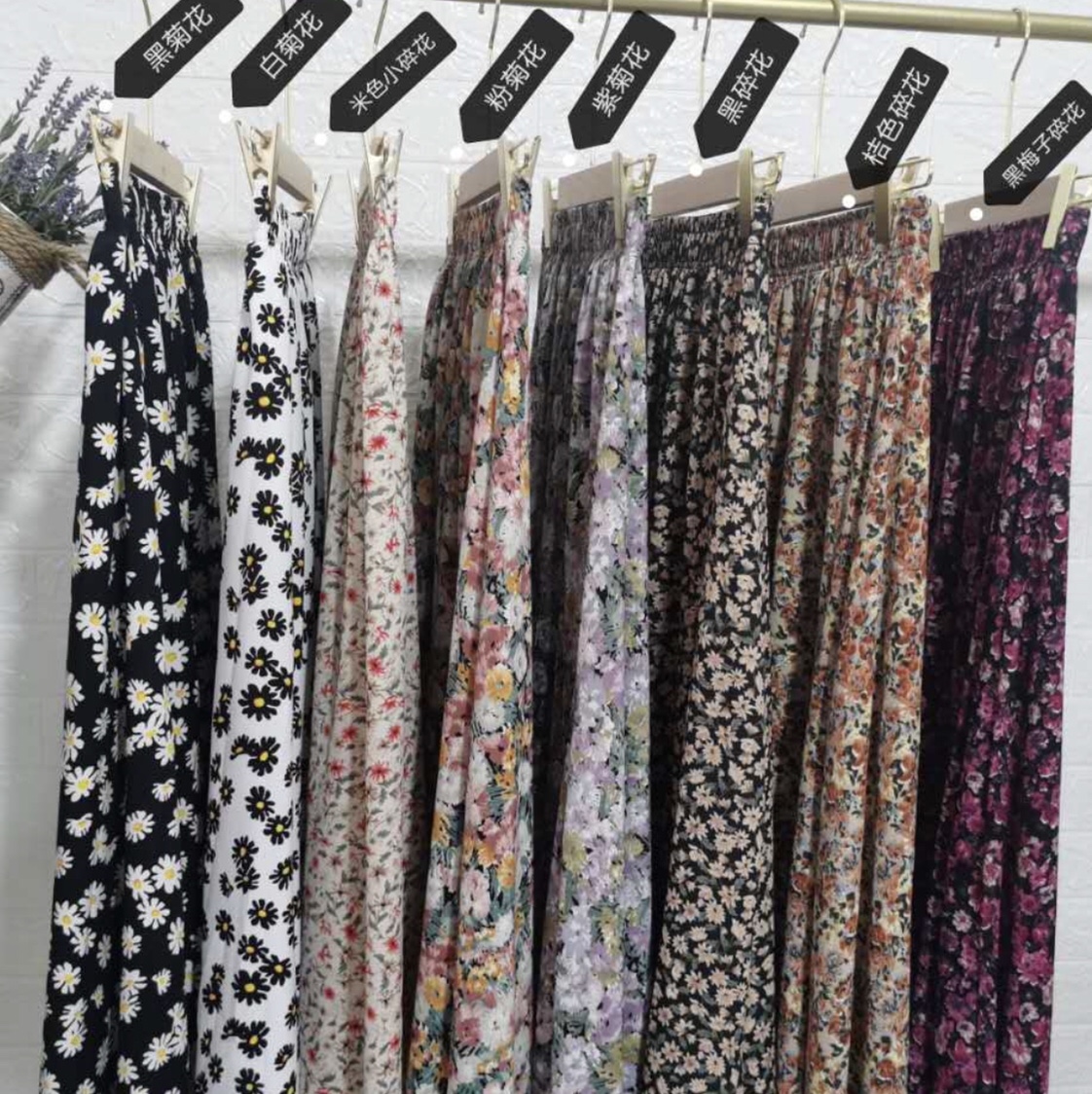 雪纺纱．长裙·松紧腰·大小均码·年龄跨度大·适合18-60岁人群．详情图7