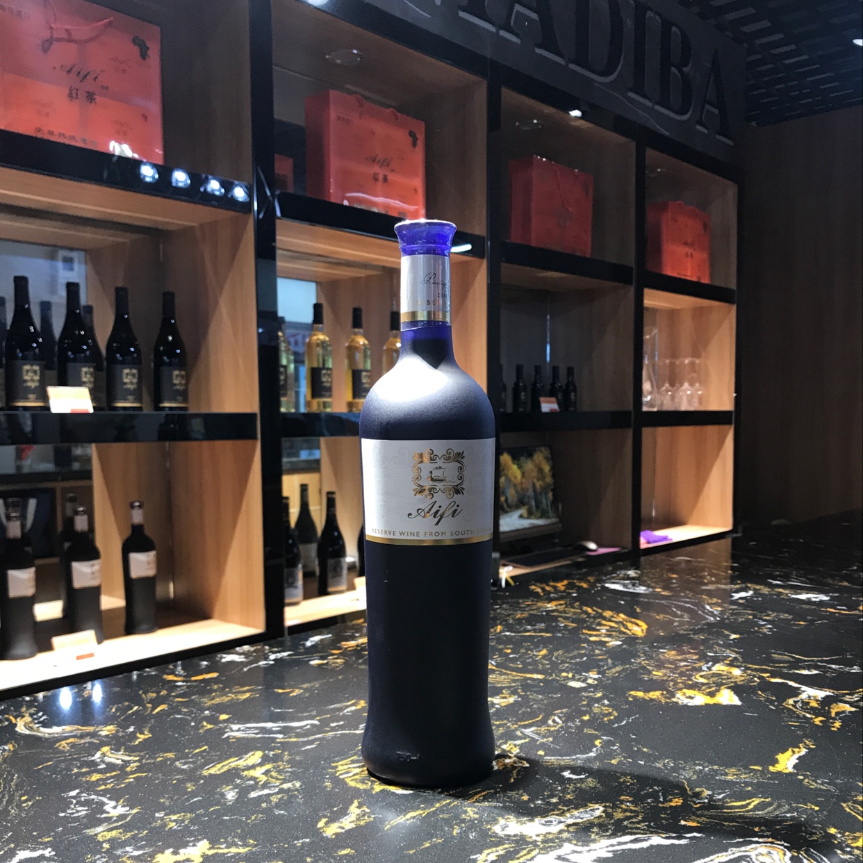 The original bottle of South African red wine Aifei Health grade Pinotagi dry red wine 750ml thumbnail