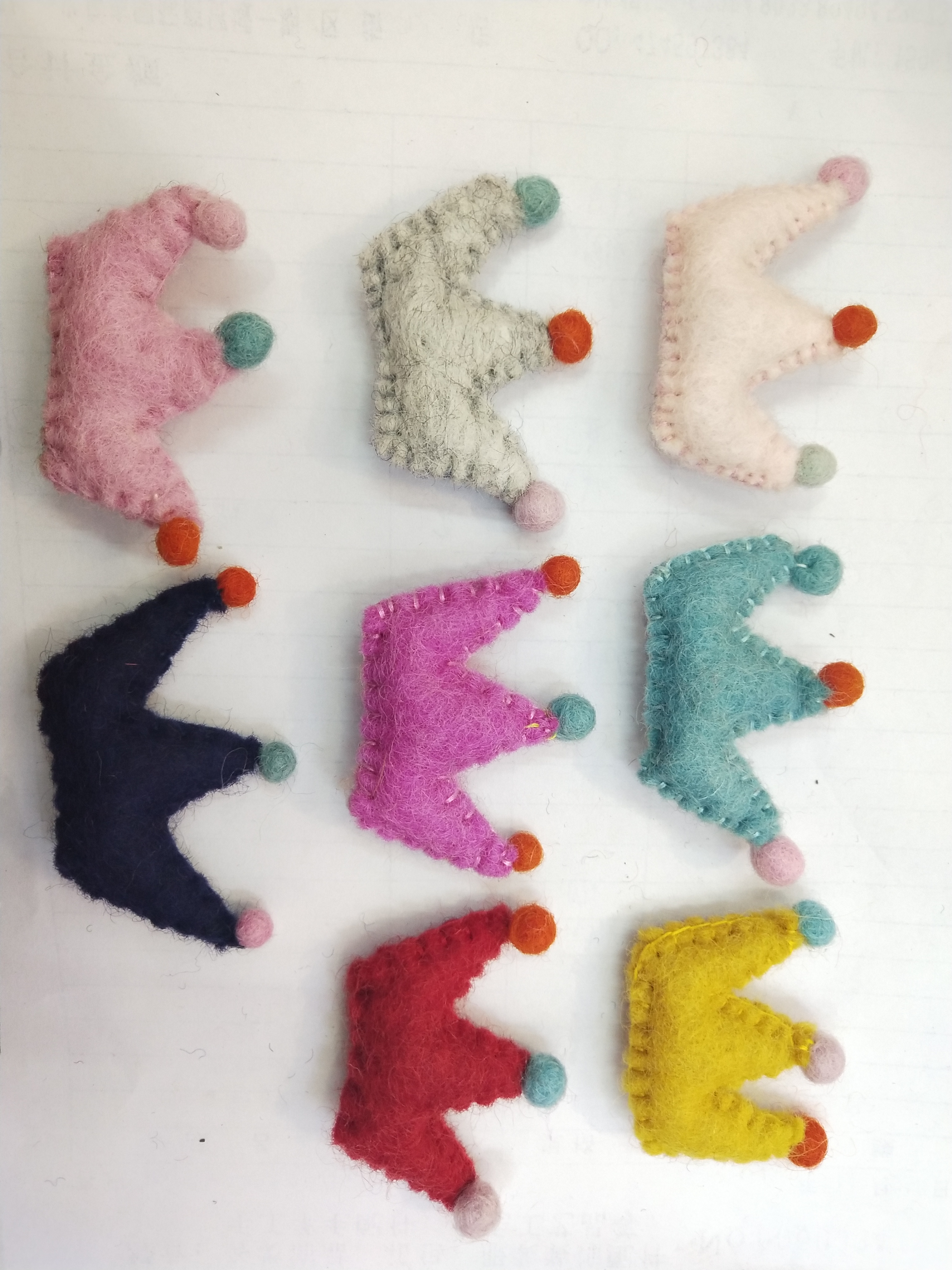 纯羊毛纯手工羊毛实心3CM脑球可爱大量现货1245详情图1