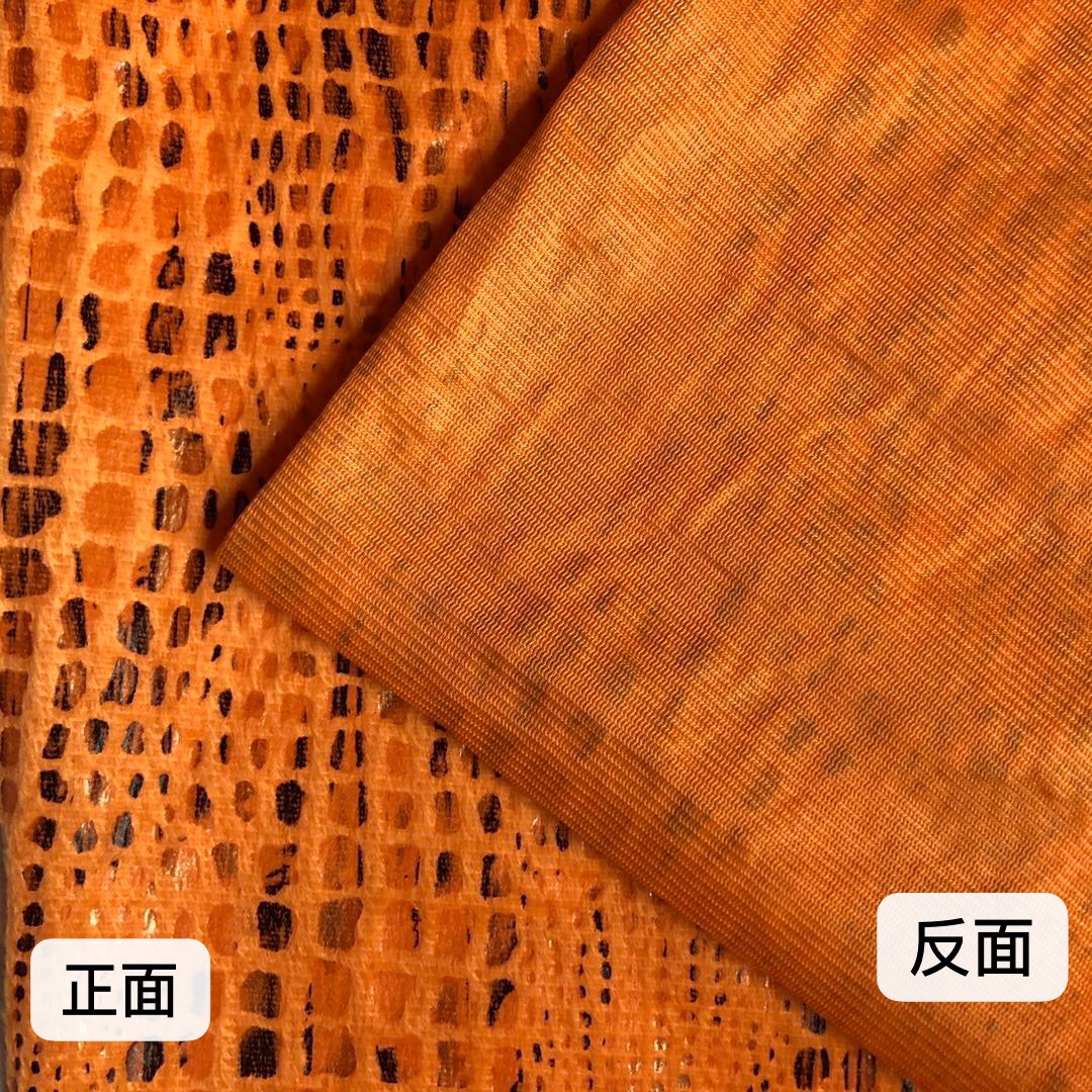 烫金短毛绒面料 鳄鱼纹面料 蛇纹恐龙纹表演服布料针织布