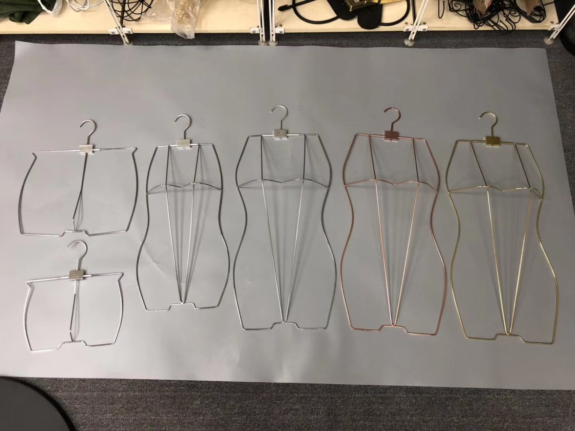 Steel hose rack swimsuit rack swimming clothes rack metal clothes rack swimming trunks rack women's swimsuit rack model clothes