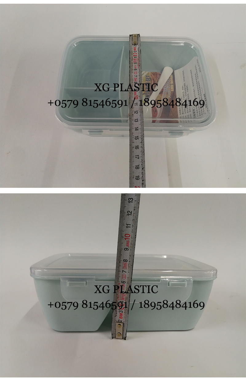 学生分格饭盒食品级塑料便当盒儿童午餐盒热销长方简约时尚饭盒详情图3