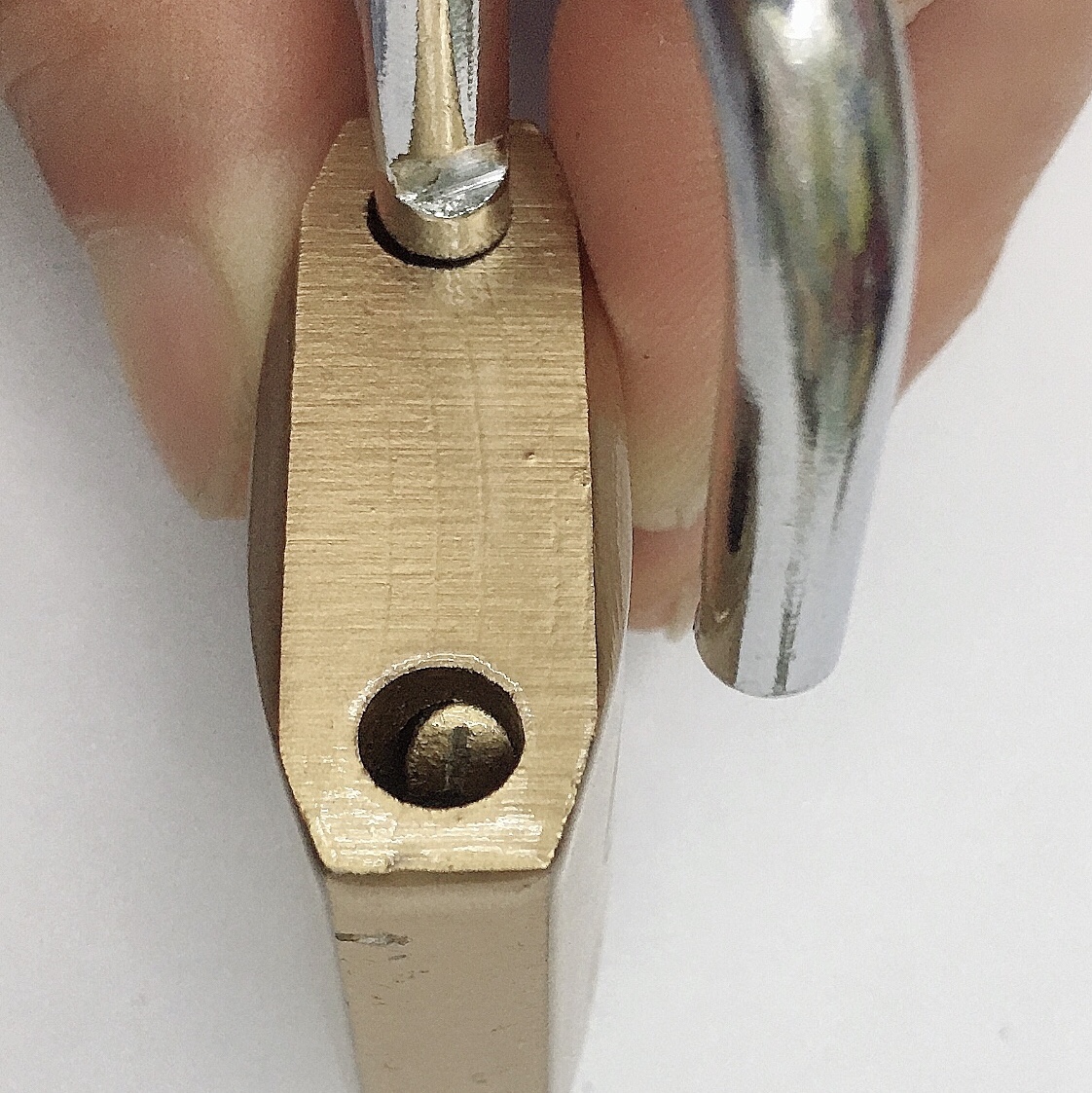 锁，铁锁，一字普通钥匙25mm详情图2
